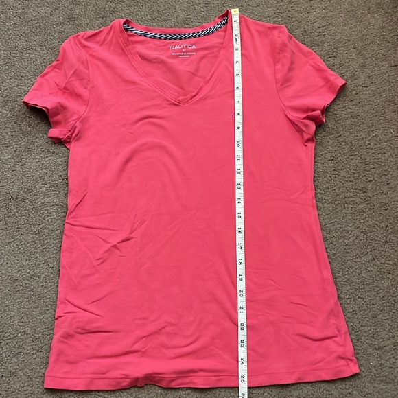Nautica pink T-shirt, size small 100% cotton - Picture 4 of 5